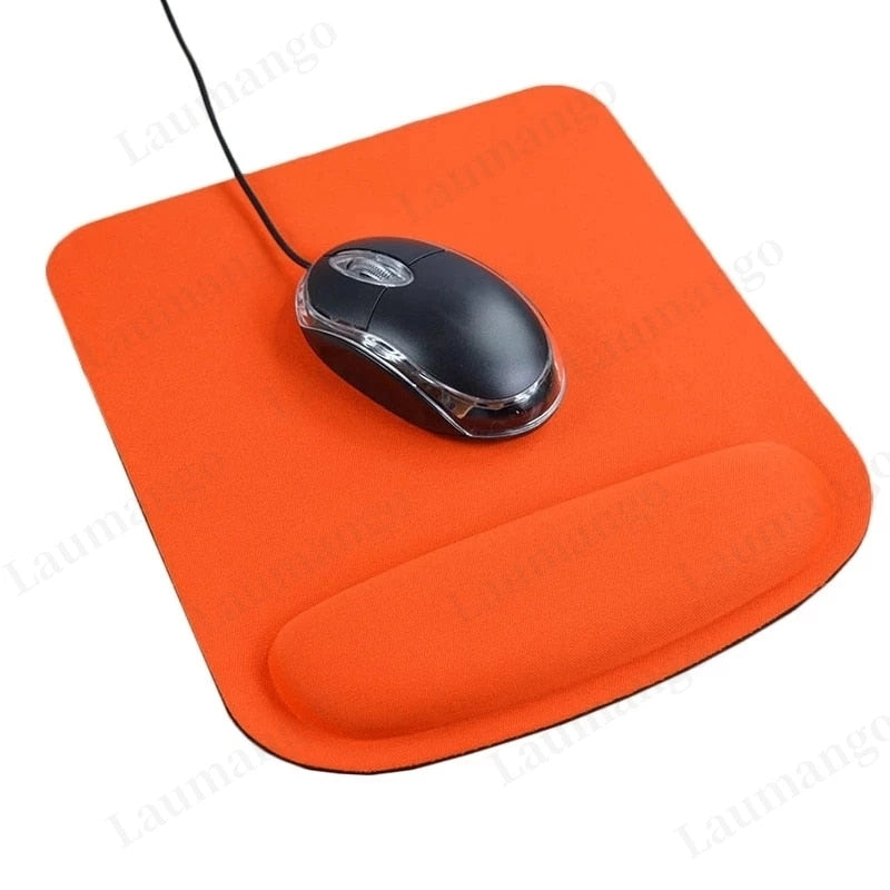 Mouse Pad With Wrist Rest Pc Gamer Anti-Slip Gaming Laptops Keyboard Solid Color Accessories Mat Anime EVA Computer Offices Rug
