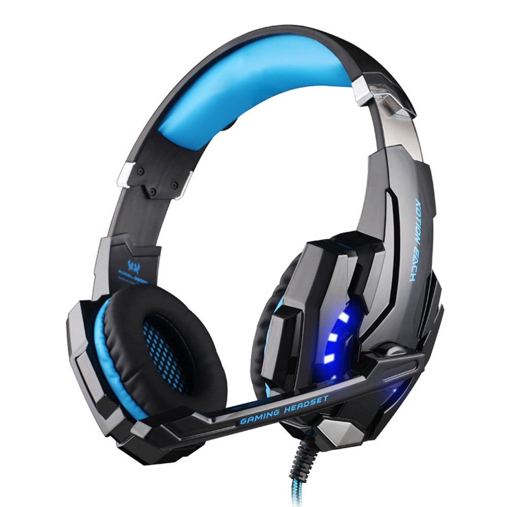 Game Headphones Gaming Headsets Bass Stereo Over-Head Earphone Casque PC Laptop Microphone Wired Headset For Computer PS4 Xbox