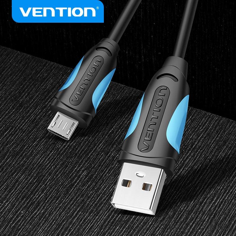 Vention Micro USB Cable Fast Charging Wire for Android Mobile Phone Data Sync Charger Cable For Samsung HTC Xiaomi USB C Cable