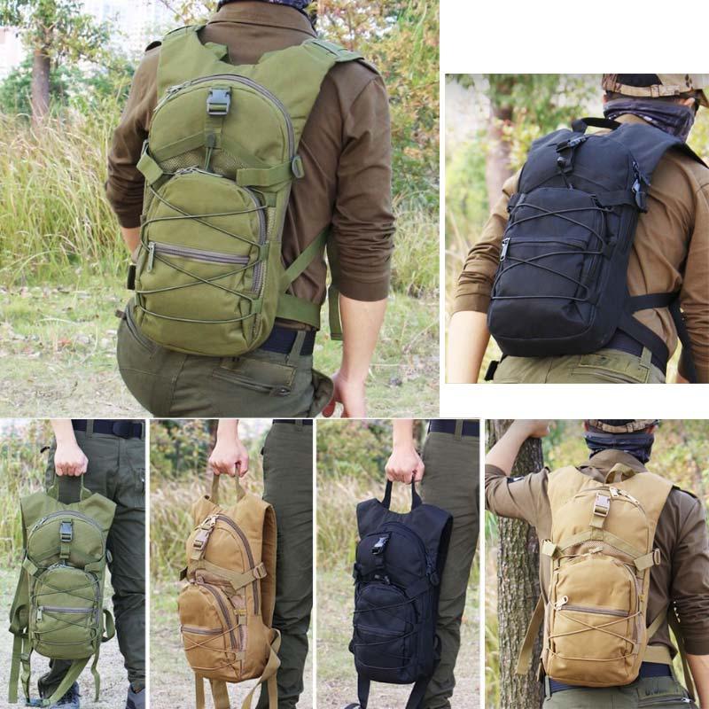 15L Molle Tactical Backpack 800D Oxford Military Hiking Bicycle Backpacks Outdoor Sports Cycling Climbing Camping Bag Army XA568