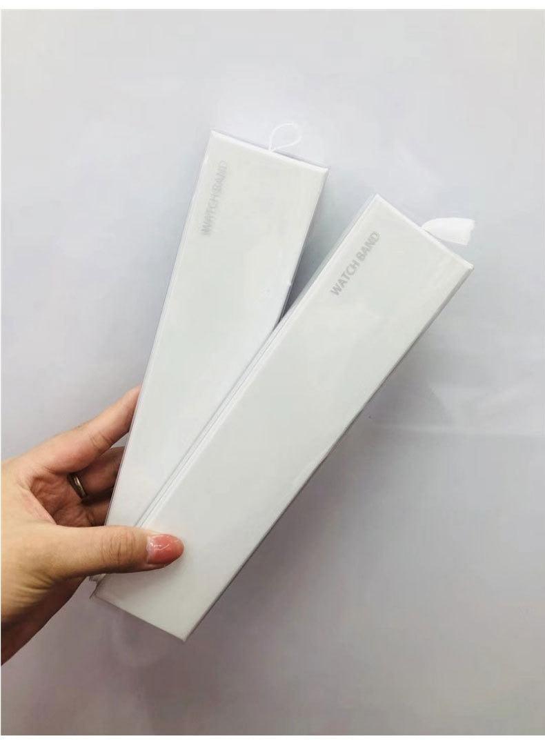 Simple Watch Strap Box Case for Apple Watch Band 6 5 4 3 Box Paper Pack 38/40/42/44MM for iWatch series Band 20MM 22MM