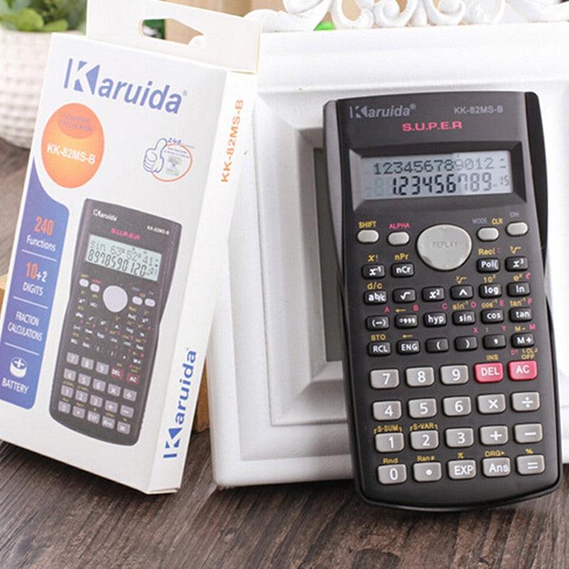 Calculator Handheld Multi-function 2-Line Display Digital LCD Scientific Calculator For Finance Office School Stationery