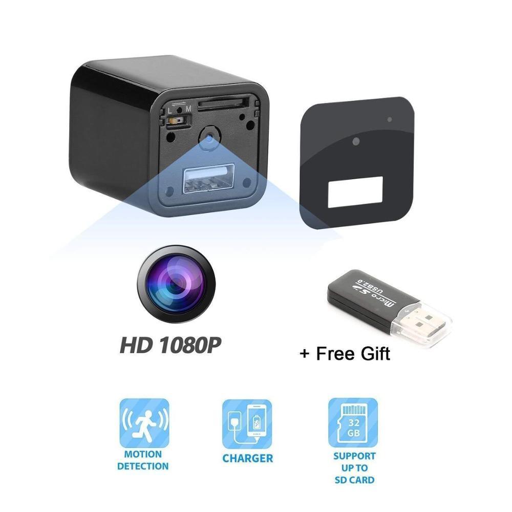 Mini Plug Camera 1080P HD USB Chargers Wireless Portable Camera Security Video Recorder Dynamic Monitor