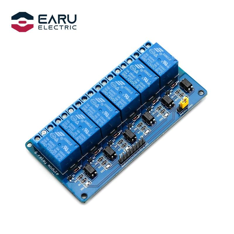 5V 12V 24V Relay Module With Optocoupler Relay Output 1 2 4 6 8 16Way Relay Module For Arduino PLC Automation Equipment Control