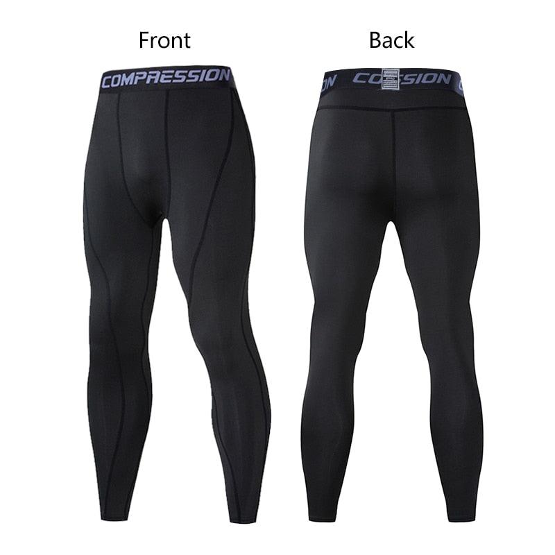 Men&#39;s Lycra Compression Pants Cycling Running Basketball Soccer Elasticity Sweatpants Fitness Tights Legging Trousers Rash Guard