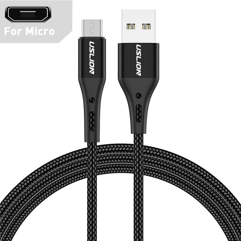 3A USB Type C Cable Wire For Samsung S10 S20 Xiaomi mi 11 Mobile Phone Fast Charging USB C Cable Type-C Charger Micro USB Cables