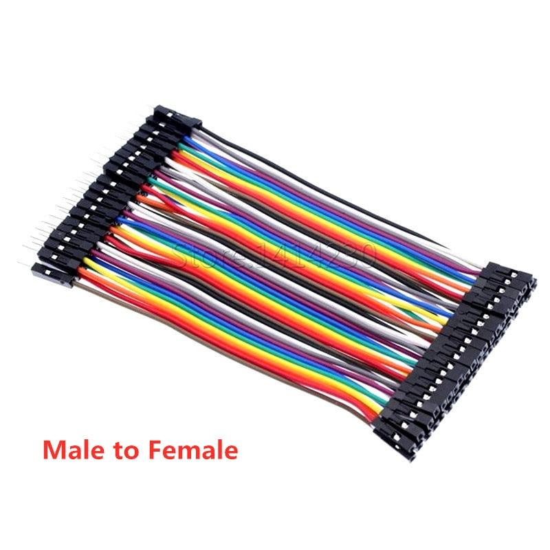 Dupont Line 10cm/20CM/30CM 2.54mm Spacing Male to Male + Male to Female + Female to Female Jumper Wire Dupont Cable For Arduino