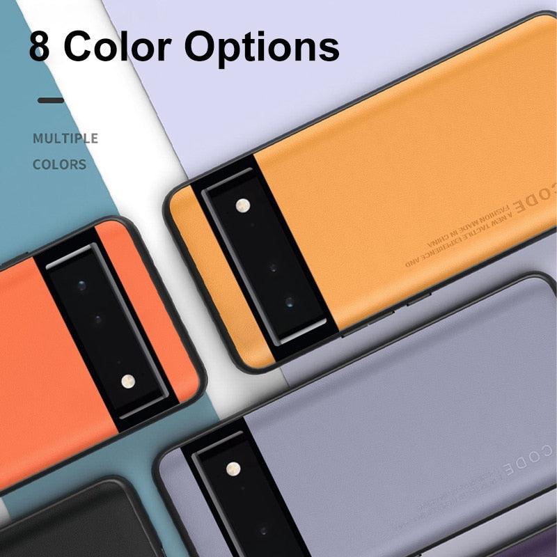 Luxury PU Leather Case For Google Pixel 6 5 4A 5A 6A 4 XL Cover Shockproof Silicone Phone Case For Google Pixel 7 6 Pro Coque