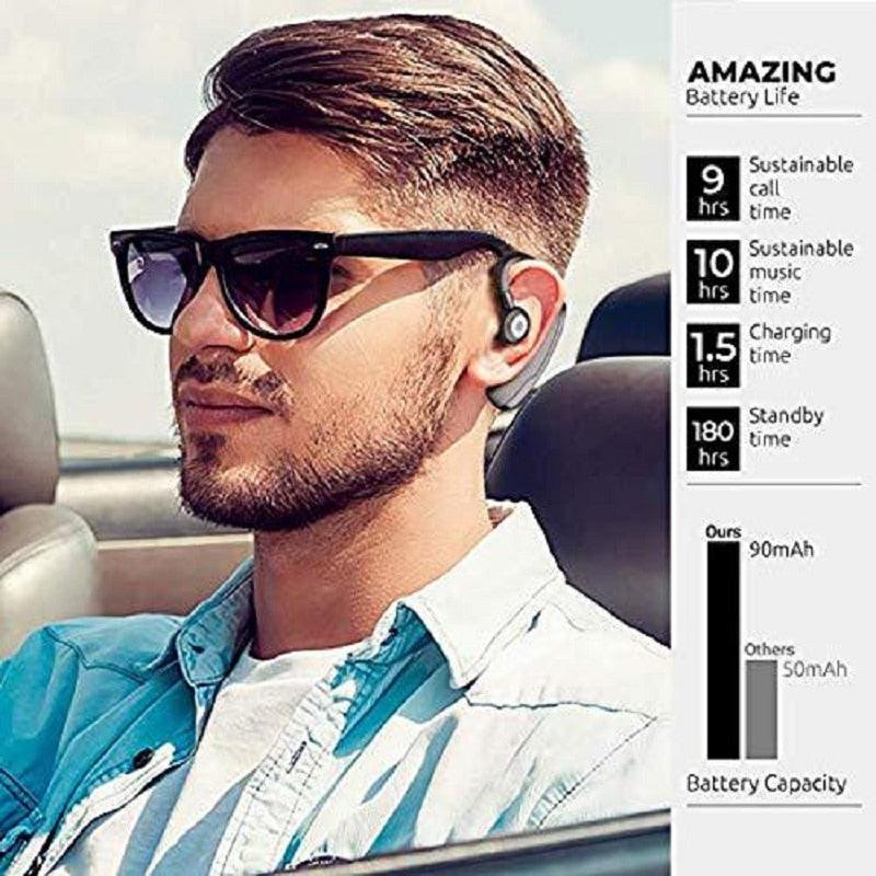 Popular V9 PUBG Headphones Business Bluetooth Headset Ear-Mounted Wireless CSR Stereo with Voice Control Earphones