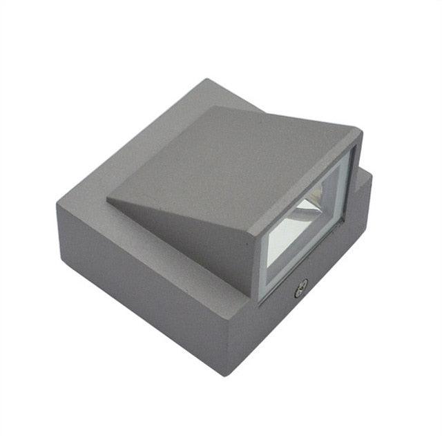 IP65 Waterproof 5W 10W indoor outdoor Led Wall Lamp modern Aluminum Surface Mounted Cube Led Garden Porch Light AC110V-/220V