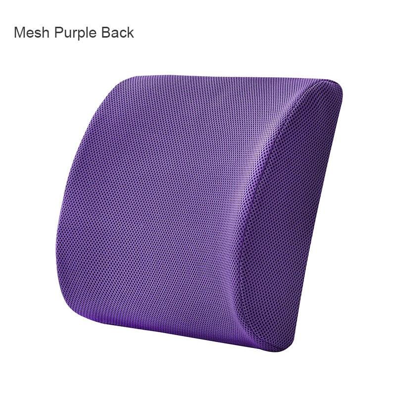 Orthopedics Hemorrhoids Seat Cushion Memory Foam Car Rebound Cushion Office Chair Lumbar Support Pain Relief Breathable Pillow