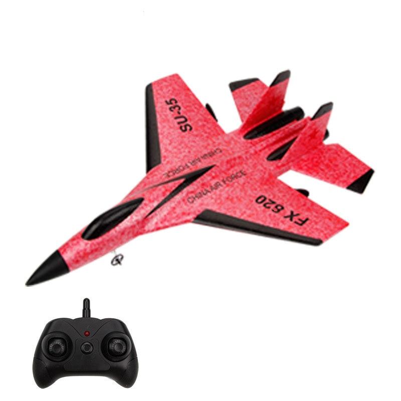 2.4G Glider RC Drone SU35 Fixed Wing Airplane Hand Throwing Foam Dron Electric Remote Control Outdoor RC Plane Toys for Boys F22