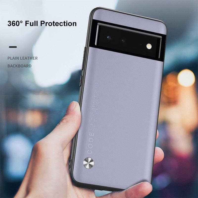 Luxury PU Leather Case For Google Pixel 6 5 4A 5A 6A 4 XL Cover Shockproof Silicone Phone Case For Google Pixel 7 6 Pro Coque