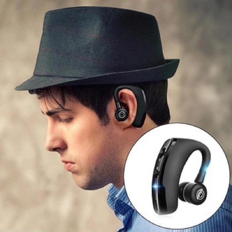Popular V9 PUBG Headphones Business Bluetooth Headset Ear-Mounted Wireless CSR Stereo with Voice Control Earphones