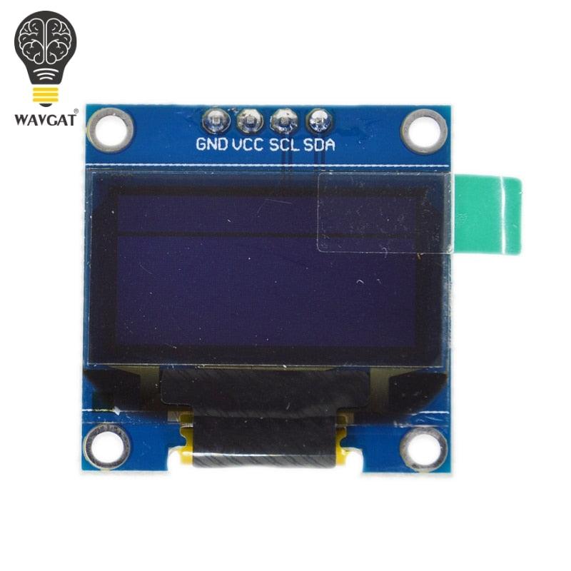 0.96 inch OLED IIC Serial White Display Module 128X64 I2C SSD1306 12864 LCD Screen Board GND VCC SCL SDA 0.96" for Arduino Black
