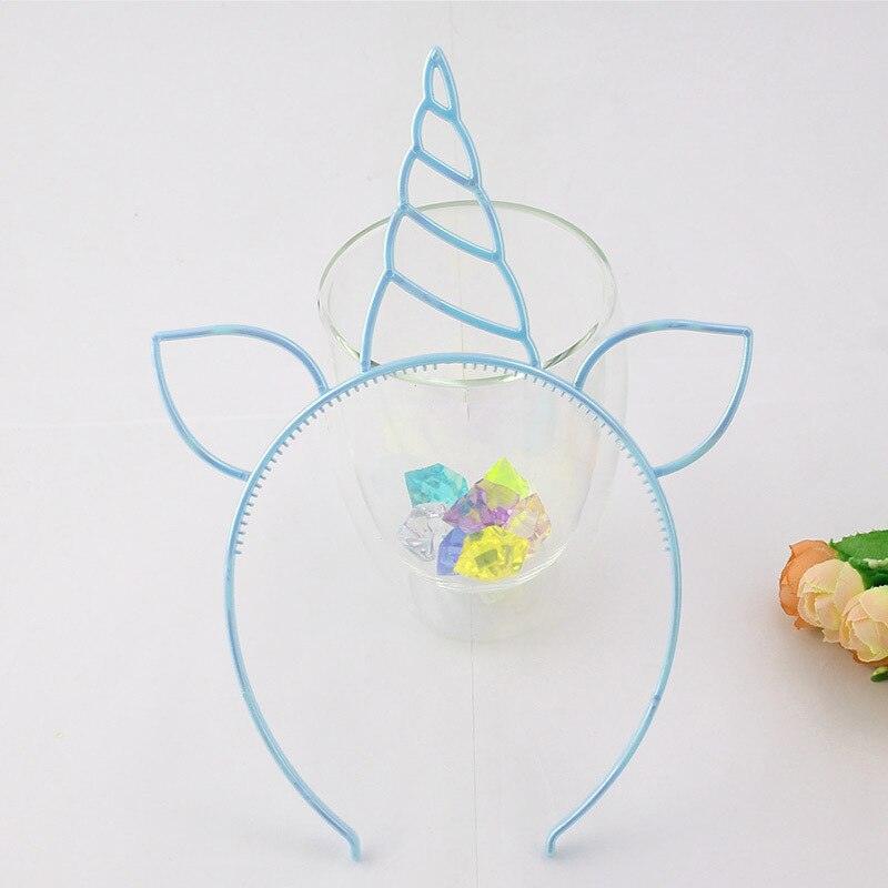 10pcs/lot Unicorn Theme Colorful Birthday Gift Ornaments kids Hair clasp Party Supplies Hat Girls Headdress Dance Party Supplies