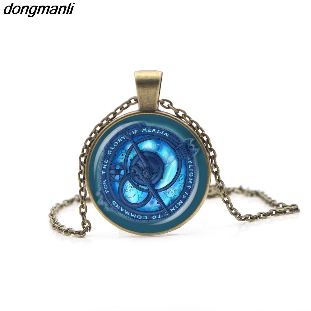 P1726 Dongamnli Cute Pendant Necklace For Women Jewelry Necklace Vintage bronze Color Chain