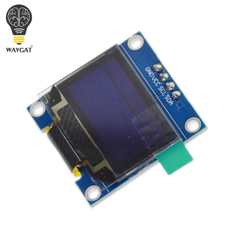 0.96 inch OLED IIC Serial White Display Module 128X64 I2C SSD1306 12864 LCD Screen Board GND VCC SCL SDA 0.96" for Arduino Black
