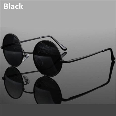 JAXIN Retro round sunglasses women fashion personality glasses men eye protection polarized oculos de sol masculino UV400 gafas
