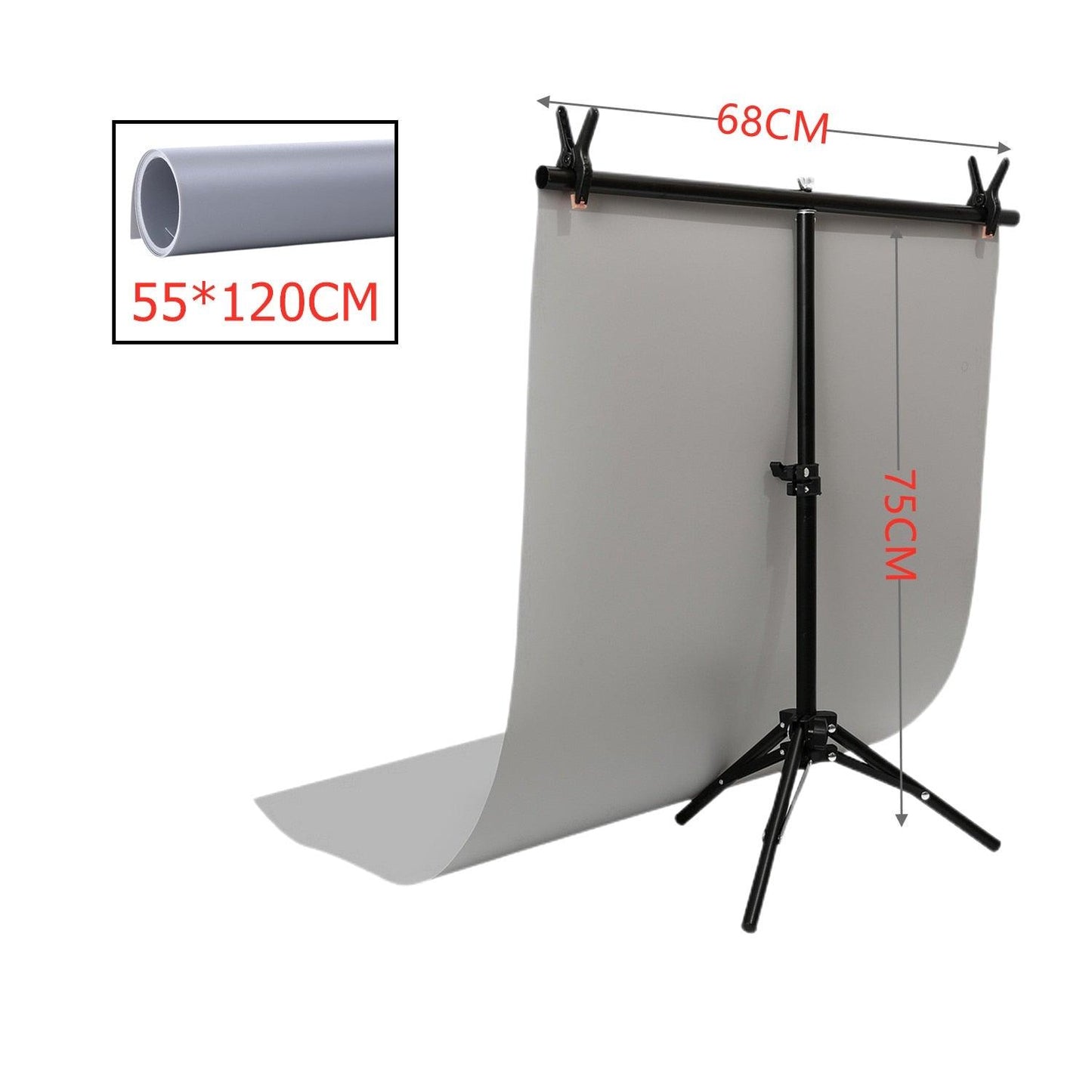 Photography PVC Backdrop Background Support Stand System Metal backgrounds for photo studio with bags