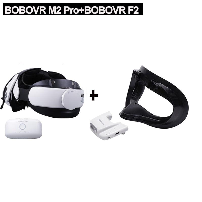 BOBOVR M2 Pro Strap with Battery For Oculus Quest 2 VR Headset Halo Strap Battery Pack C2 Carry Case F2 Fan For Quest2 Accessory