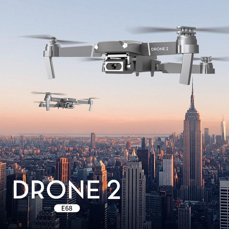 Halolo E68 WIFI FPV Mini Drone With Wide Angle HD 4K 1080P Camera Hight Hold Mode RC Foldable Quadcopter Dron Gift drone camera