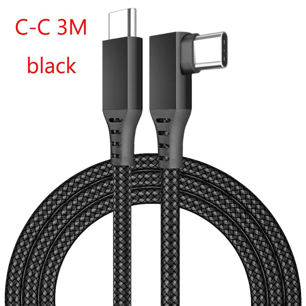 For Oculus Quest 2 Link Cable USB 3.2 Gen 1 for Oculus Link Cable Type C Data Transfer Quick Charge 3M 5M Steam VR Accessories