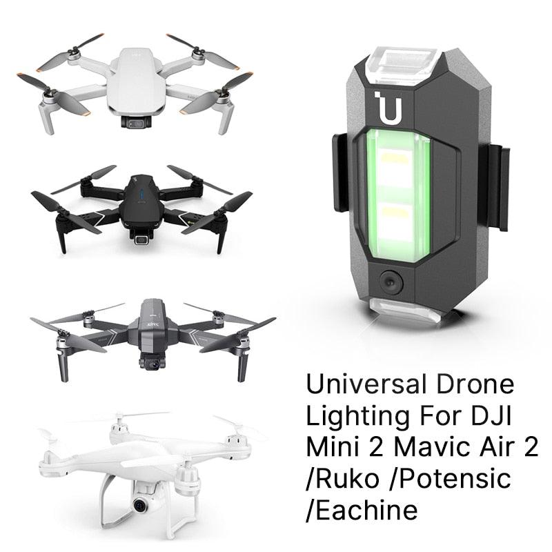 Ulanzi DR-02 Universal Strobe Drone Lighting For DJI Mini 3 PRO 2 Mavic Air 2 Chargeable Night Fly Anticollision Drone Accessory