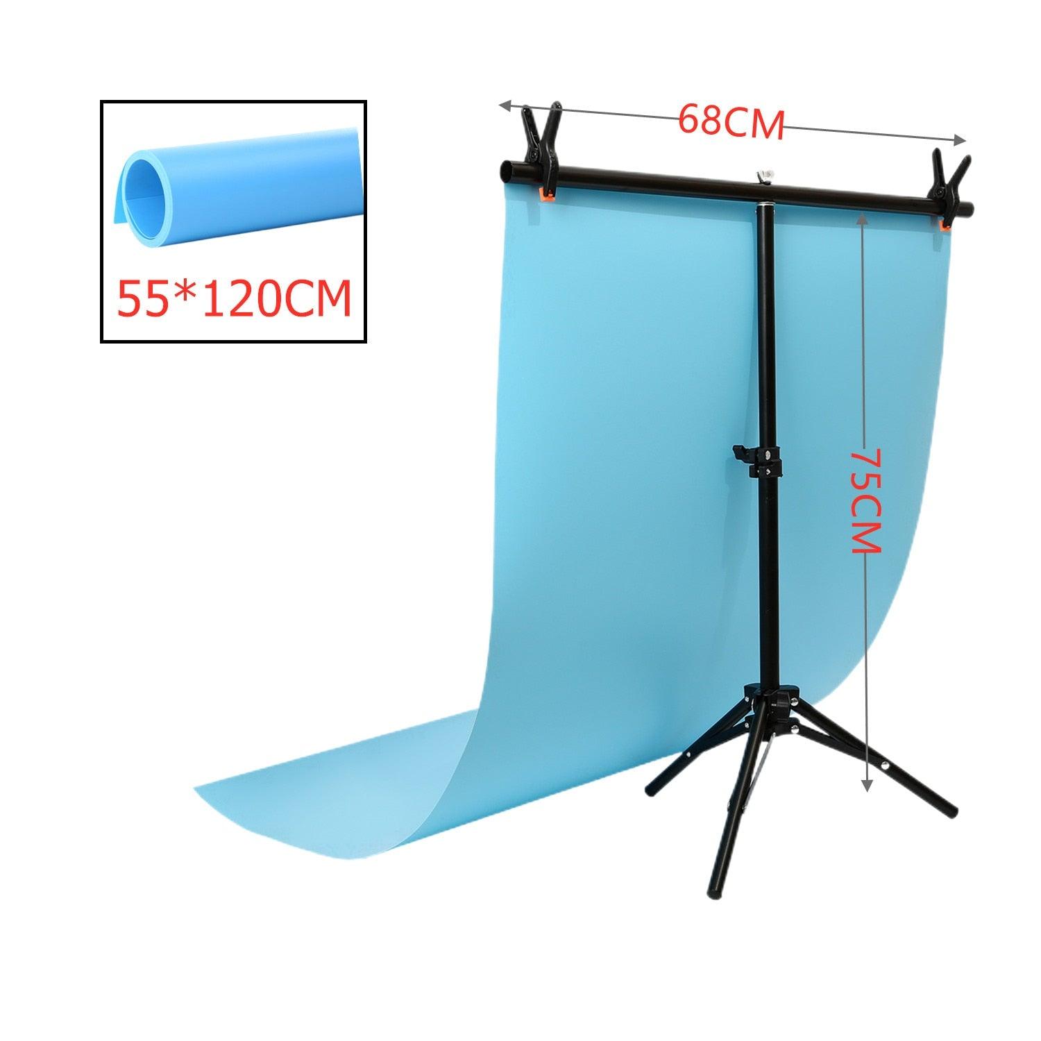 Photography PVC Backdrop Background Support Stand System Metal backgrounds for photo studio with bags