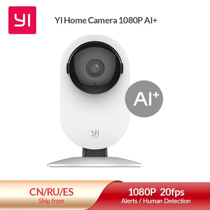 YI 1080p Smart Home Camera Indoor AI Human/Dog Cat Pet Wifi Security Camera Surveillance System with Night Vision Activity Zone