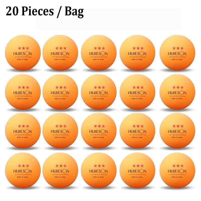 20/50/100 Huieson 3 Star 40mm 2.8g Table Tennis Balls Ping Pong Balls for Match New Material ABS Plastic Table Training Balls