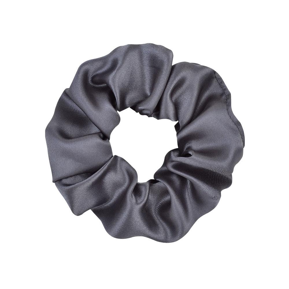 3.9 inch Women Silk Scrunchie Elastic Handmade Multicolor Hair Band Ponytail Holder Headband Hair Accessories