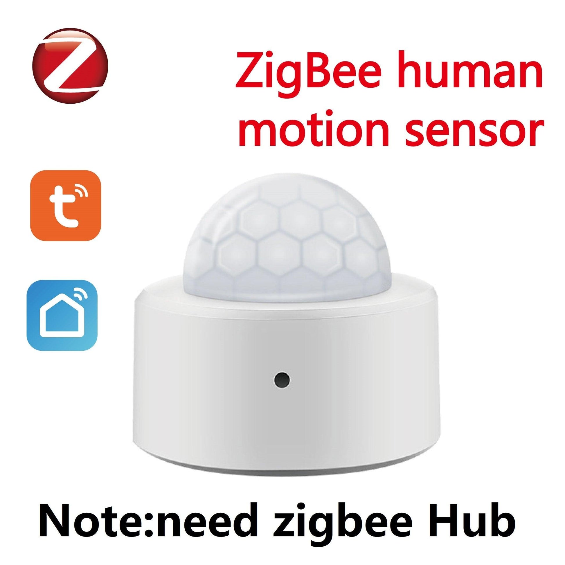 Tuya Zigbee Human Motion Sensor Smart Home PIR Motion Sensor Detector Security Smart Life Works With Alexa Google Home