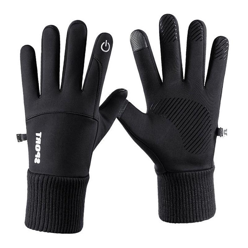 Outdoor Winter Gloves Waterproof Moto Thermal Fleece Lined Resistant Touch Screen Non-slip Motorbike Riding