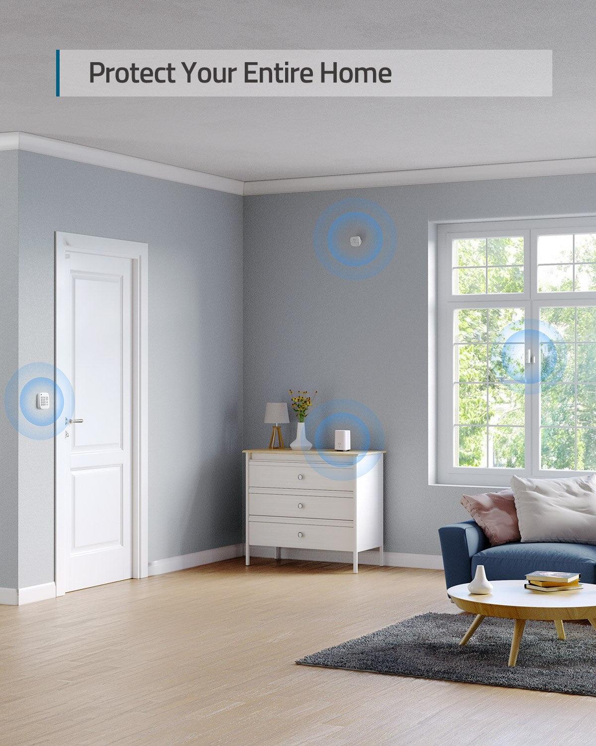 eufy Security 5-Piece Smart Home Set Motion Sensor Security System with 2 Anti-Theft Sensors