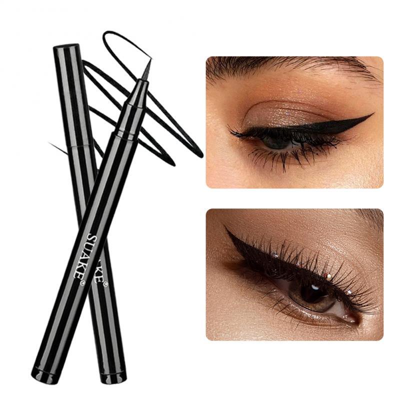 Black Liquid Eyeliner Pen Quick Dry Waterproof Makeup Women Matte Eye Liner Pencil Smooth Lasting Eyes Cosmetics Beauty Tools