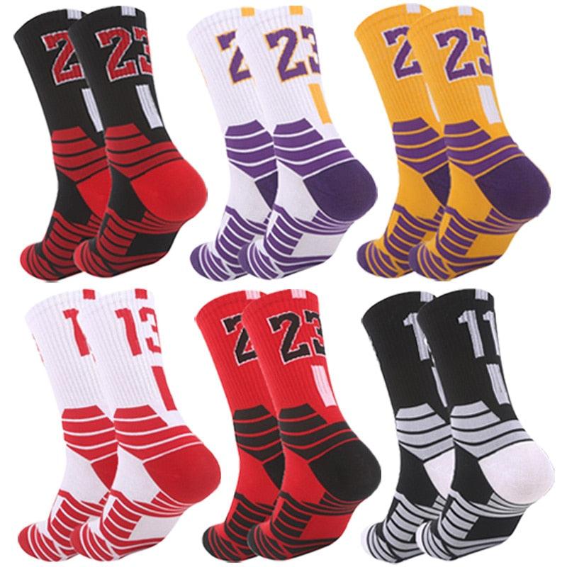 Professional Basketball Socks Sport For Kids Men Outdoor Cycling Climbing Running Fast-drying Breathable Adult Non-Slip 23 24