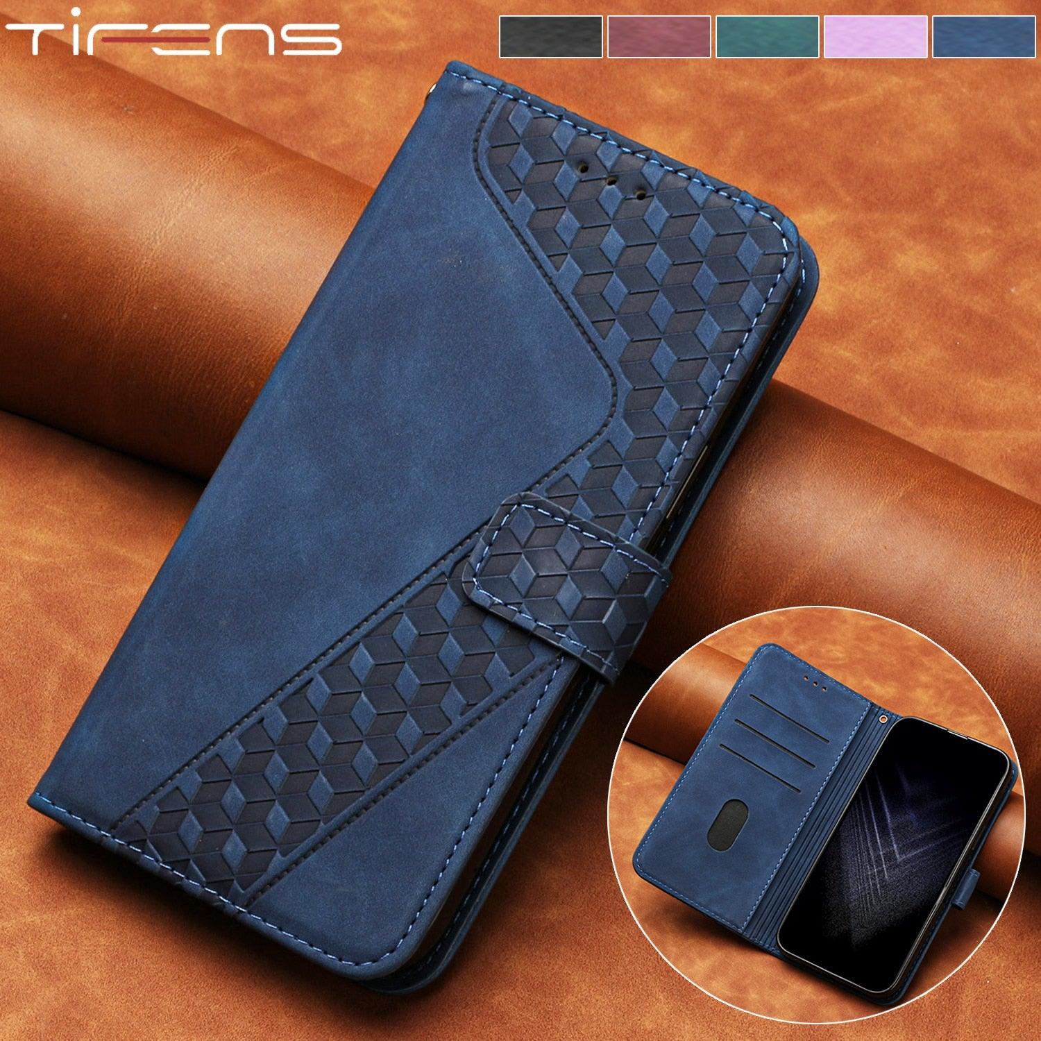 Leather Phone Bag Case For Samsung Galaxy S23 S22 S21 S20 FE Ultra S10 S9 S8 Plus S7 Edge Flip Wallet Card Slot Shockproof Cover