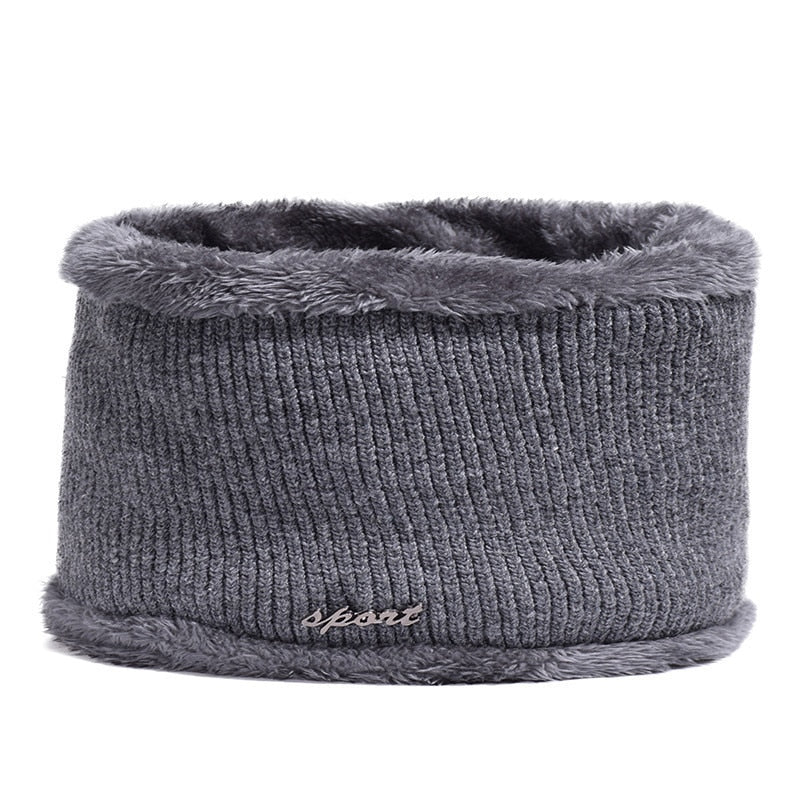Men Winter Knitted Hat Outdoor Cycling Ear Protection Warmth Peaked Cap Casual Fashion Sunhat Bomber Hats 56-61CM