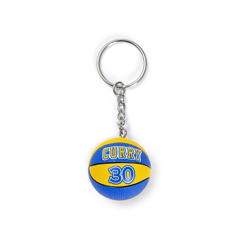 Basketball Star Name Key Ring Match Ball Souvenir Key Chains for Bag Sport Fan Keychain That Brings Good Luck For Men Women Gift