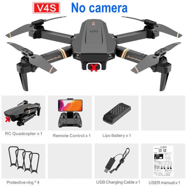 V4 Rc Drone 4k HD Wide Angle Camera 1080P WiFi fpv Drone Dual Camera Quadcopter Real-time transmission Helicopter Dron Gift Toys
