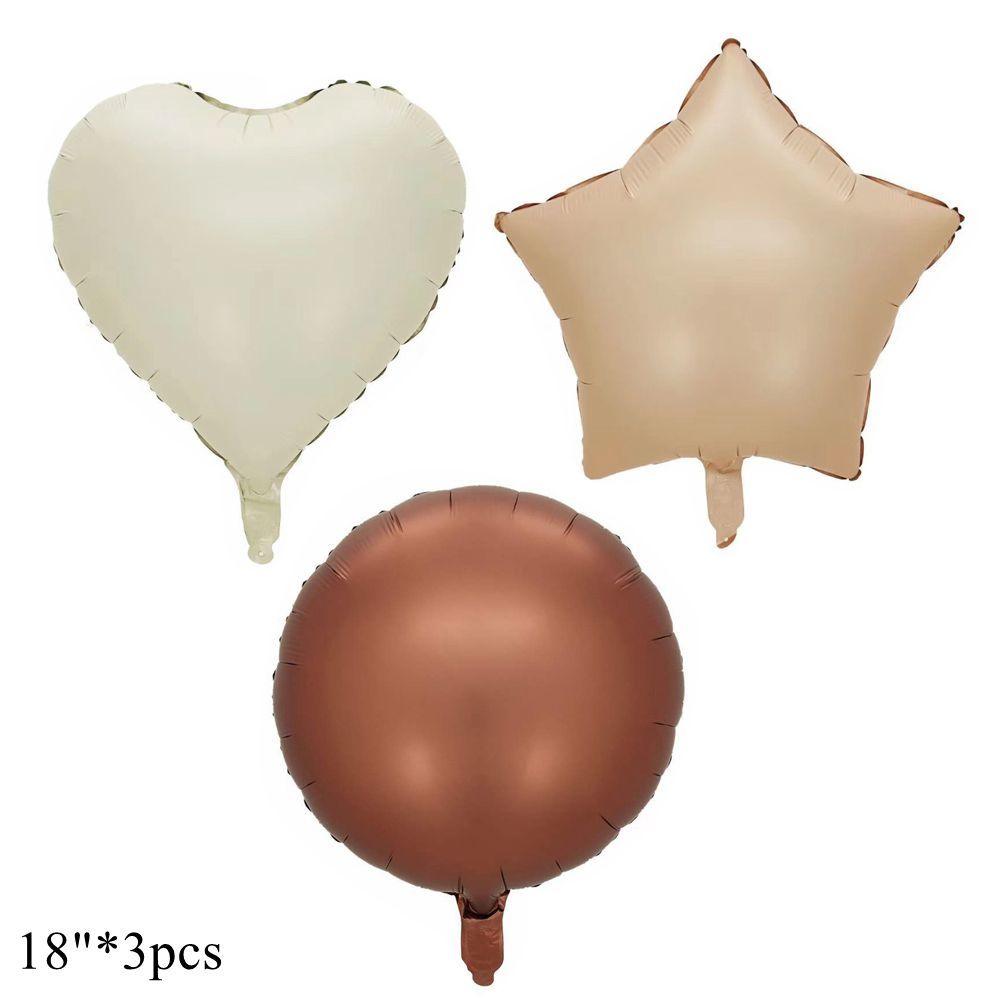 1pc 32/40inch Cream/Caramel Color 1-9 Digital Balloon for 30 40 50 Adult Kids Happy Birthday Party Decoration DIY Party Supplies