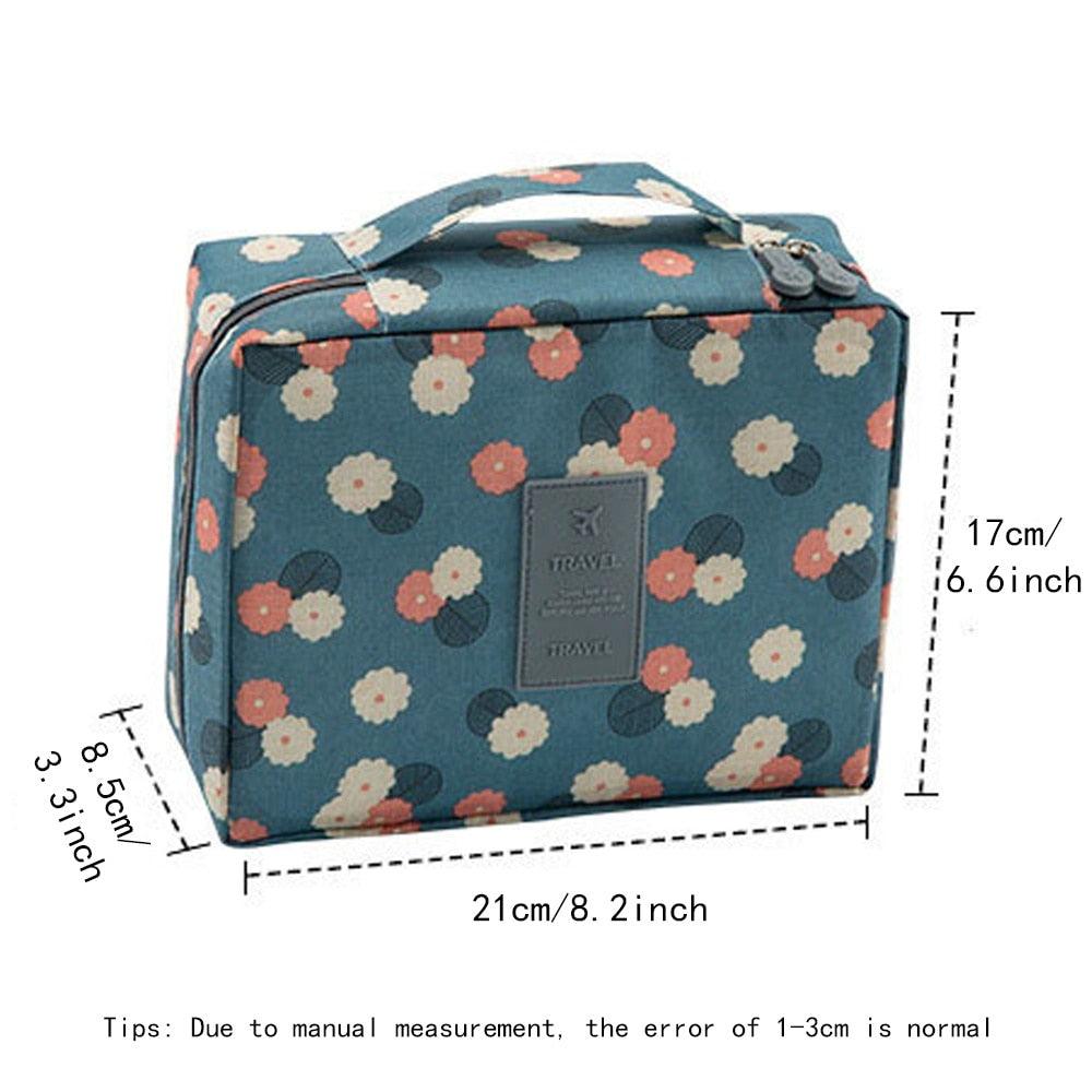 Travel Cosmetic Bags Toiletrys Makeup Organizer Girl Outdoor Waterproof Make Up Case Woman Personal Hygiene Tote Beauty Bag 2023