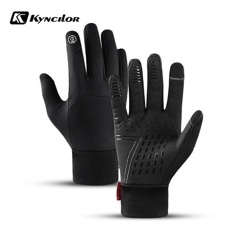 Winter Men Women Gloves Touch Cold Waterproof Motorcycle Cycle Gloves Male Outdoor Sports Warm Thermal Fleece Running Ski Gloves