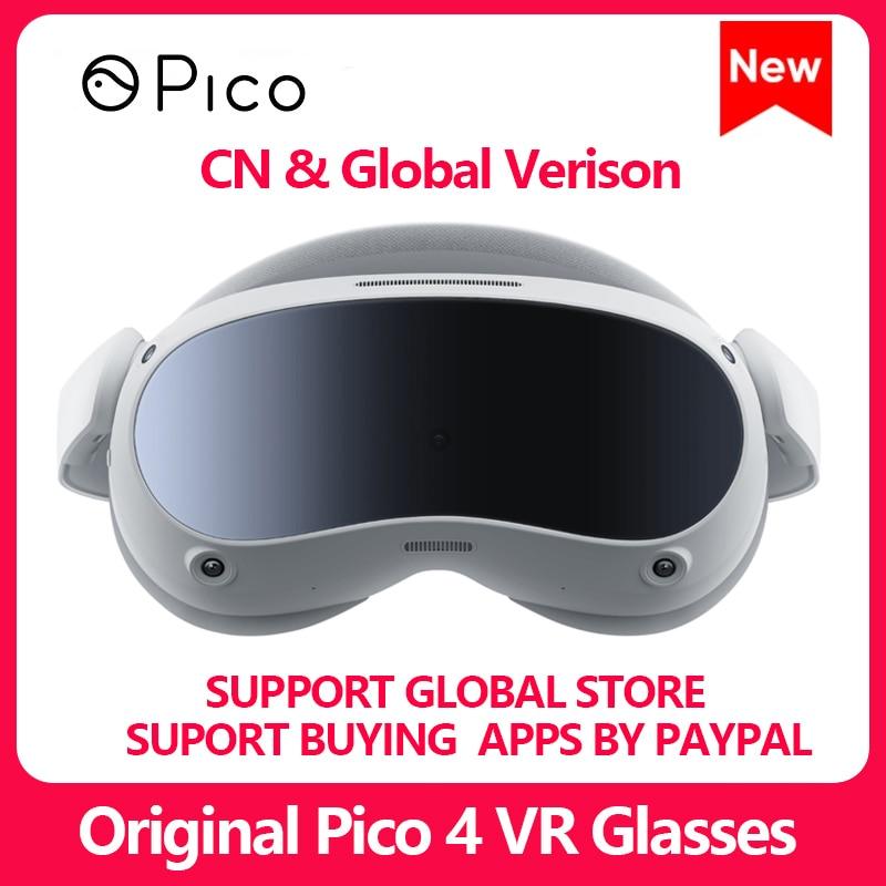 Original Pico 4 VR Glasses All-in-One Virtual Reality 3D 4K Display Pico4 VR Headset Steam VR Metaverse Games XR2 Chip