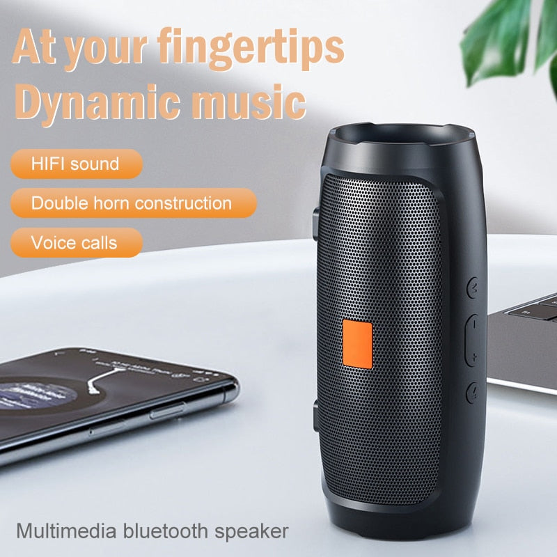 Wireless Bluetooth speaker high sound quality small portable double speaker card household outdoor loud subwoofer