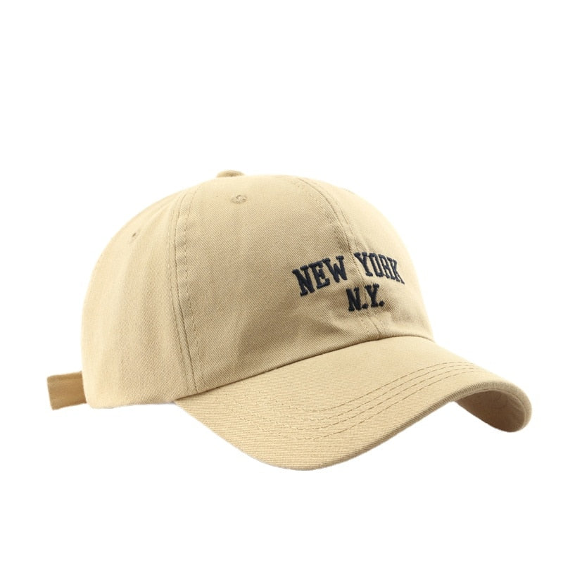 Men and Woman&#39;s Baseball Caps Adjustable Casual Embroidered 1989 New York American Cotton Sun Hats Unisex Solid Color Visor Hats