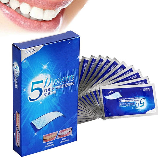 5D Gel Teeth Whitening Strips Tandheelkundige Kit Mondhygiëne Care Strip Voor Valse Tanden Veneers Tandarts Seks Witter gel