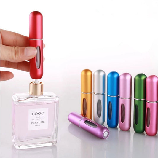 5/8ML Traveling Perfume Atomizer Portable Liquid Container For Cosmetics Mini Metal Aluminum Pump Spray Empty Bottle Refillable