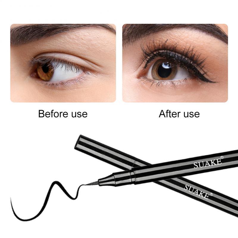 Black Liquid Eyeliner Pen Quick Dry Waterproof Makeup Women Matte Eye Liner Pencil Smooth Lasting Eyes Cosmetics Beauty Tools